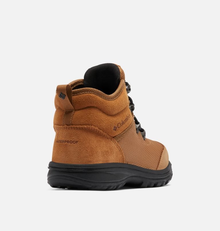 Kids' Columbia Fairbanks Mid Boots Brown | CA-O51C4