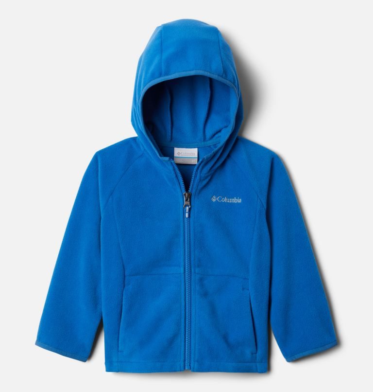 Kids\' Columbia Fast Trek II Fleece Hoodie Blue | CA-HL304