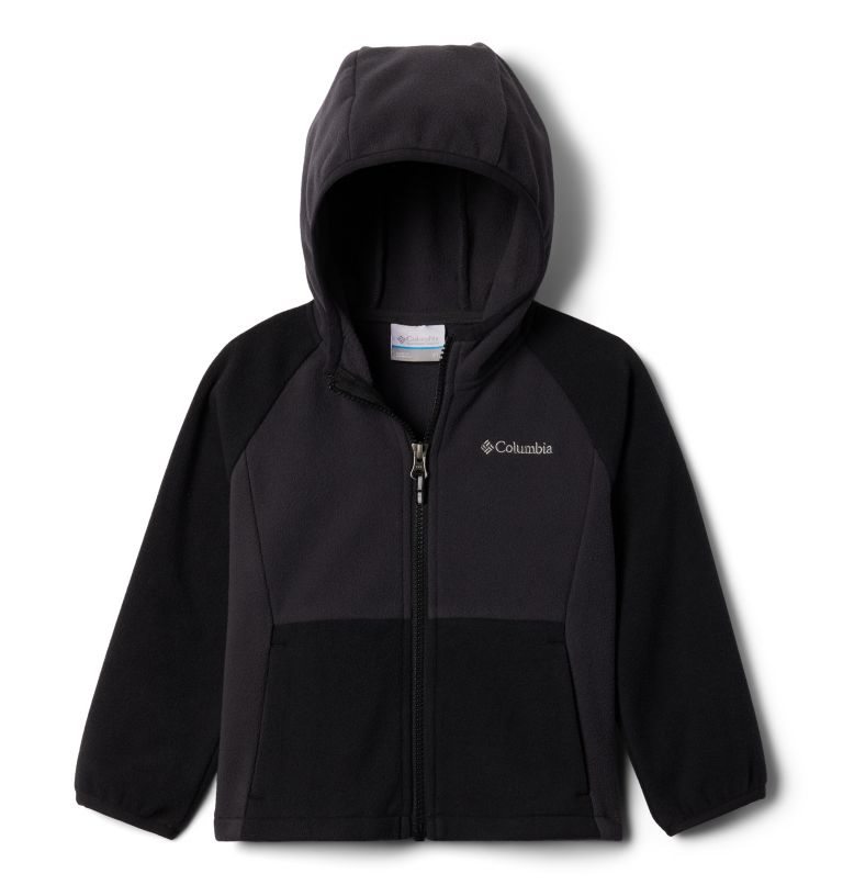 Kids\' Columbia Fast Trek II Fleece Hoodie Black | CA-S1543