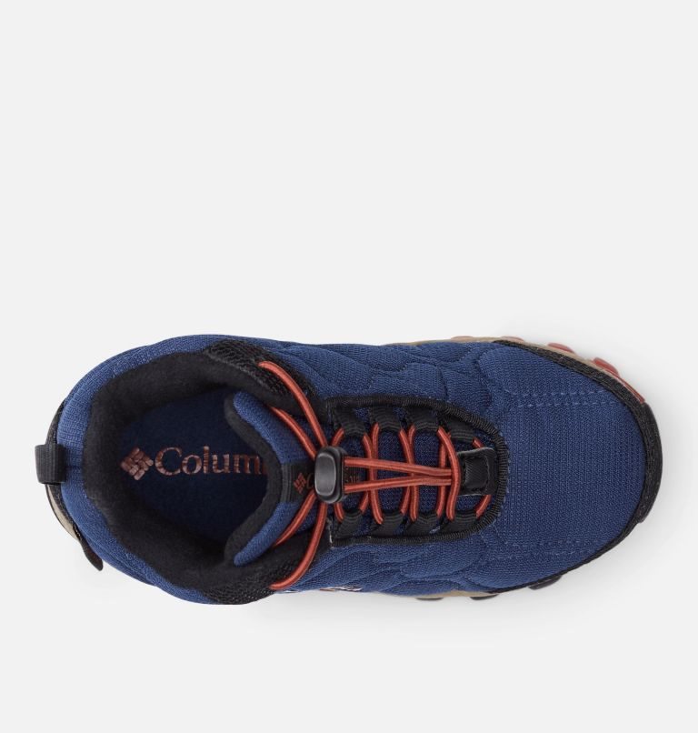 Kids' Columbia Firecamp Mid Waterproof Sneakers Navy | CA-A1035