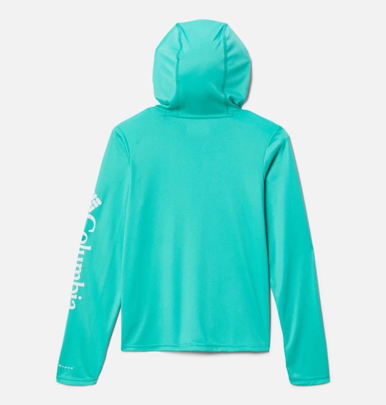 Kids' Columbia Fork Stream Hoodie Turquoise | CA-R4L5C