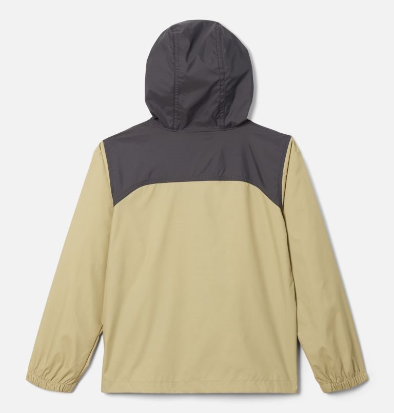 Kids' Columbia Glennaker Rain Jackets Olive / Black | CA-ZA305