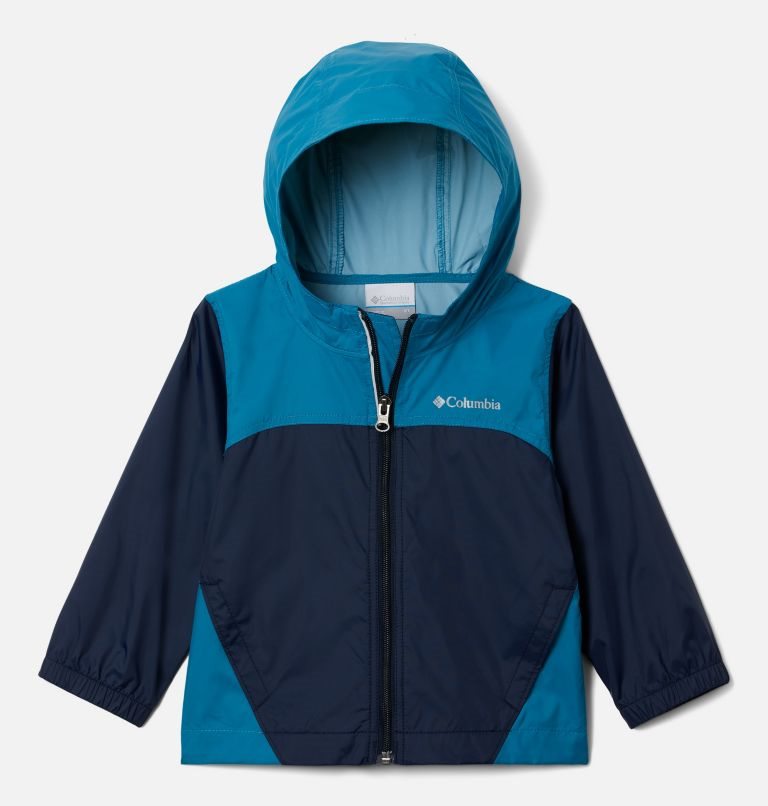 Kids\' Columbia Glennaker Rain Jackets Turquoise / Navy | CA-OL31C