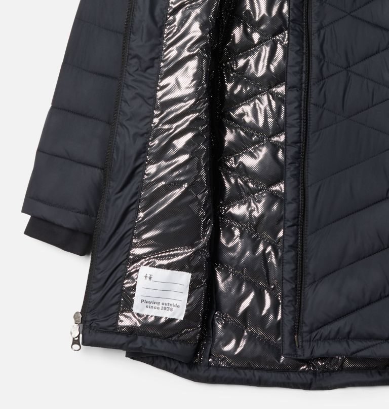 Kids' Columbia Heavenly Long Jackets Black | CA-EL3A0