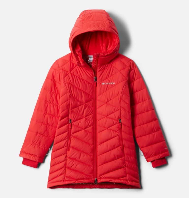 Kids\' Columbia Heavenly Long Jackets Red | CA-F8A35