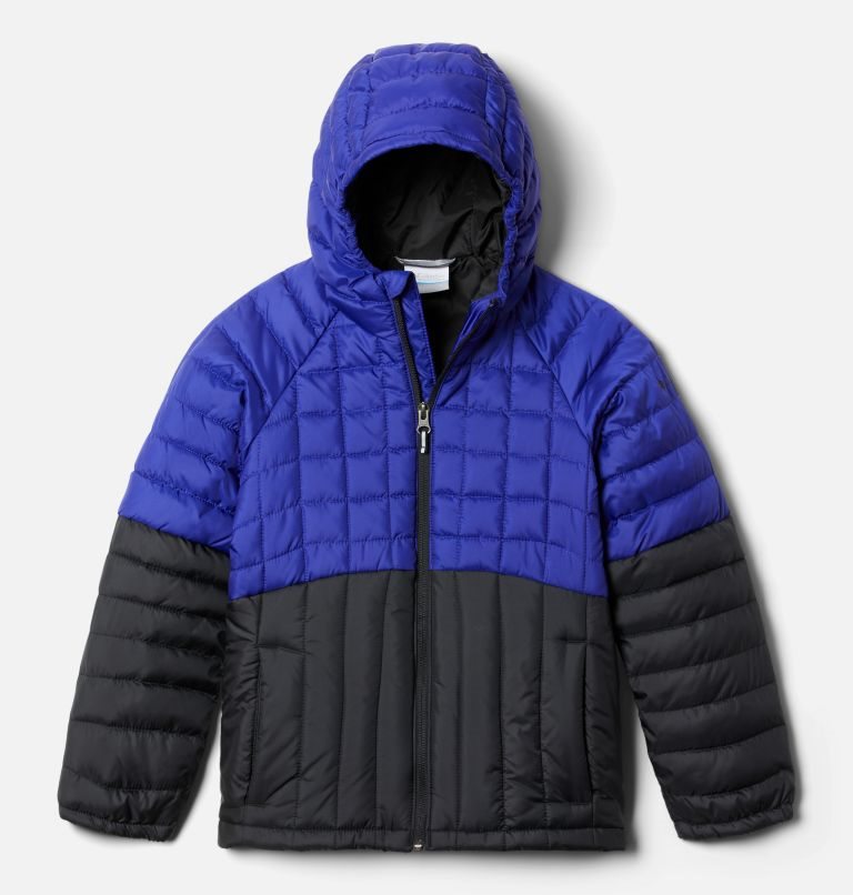 Kids\' Columbia Humphrey Hills Puffer Jackets Navy / Black | CA-CL503