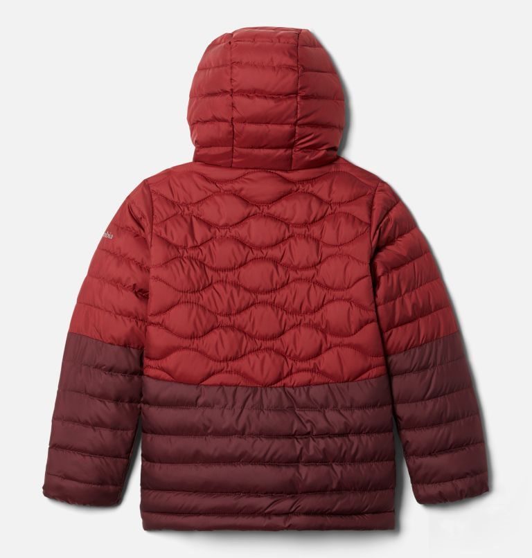 Kids' Columbia Humphrey Hills Puffer Jackets Red | CA-TA360