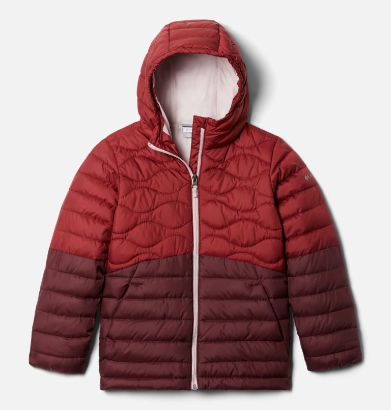 Kids\' Columbia Humphrey Hills Puffer Jackets Red | CA-TA360