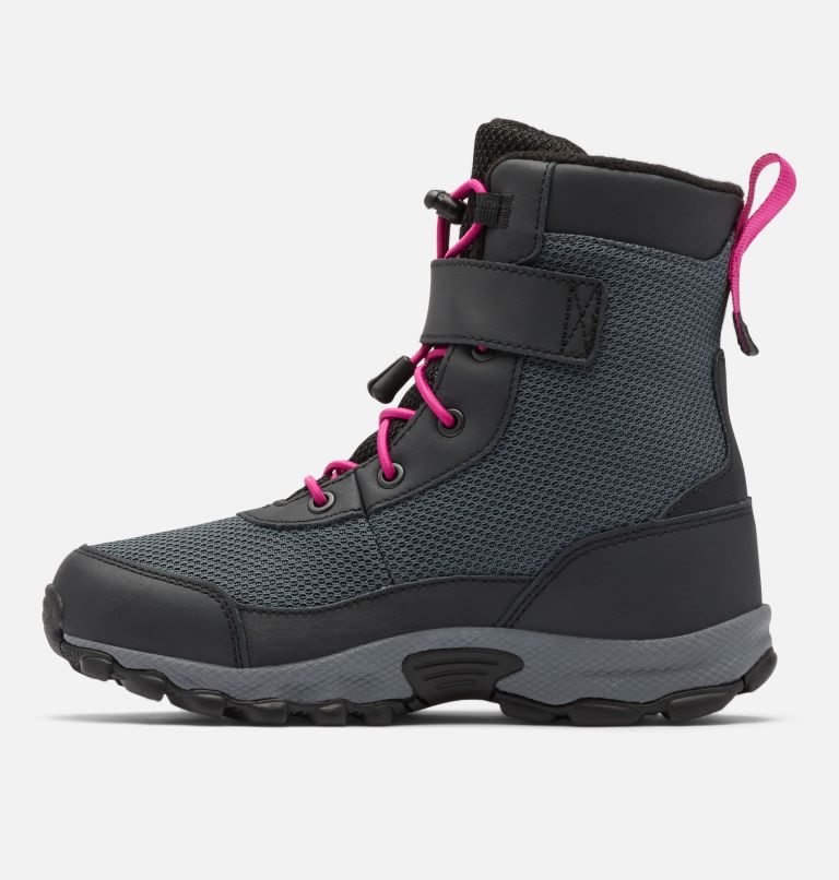 Kids' Columbia Hyper-Boreal Omni-Heat Waterproof Boots Black | CA-F851C