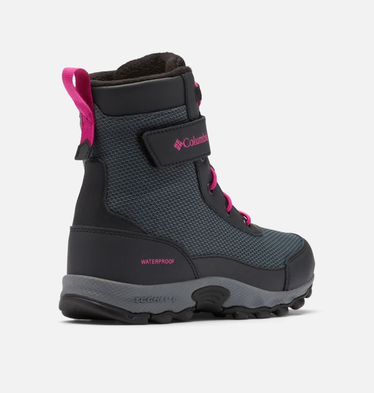 Kids' Columbia Hyper-Boreal Omni-Heat Waterproof Boots Black | CA-F851C