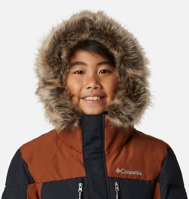 Kids' Columbia Marquam Peak Fusion Omni-Heat Infinity Insulated Jackets Brown | CA-C36CL