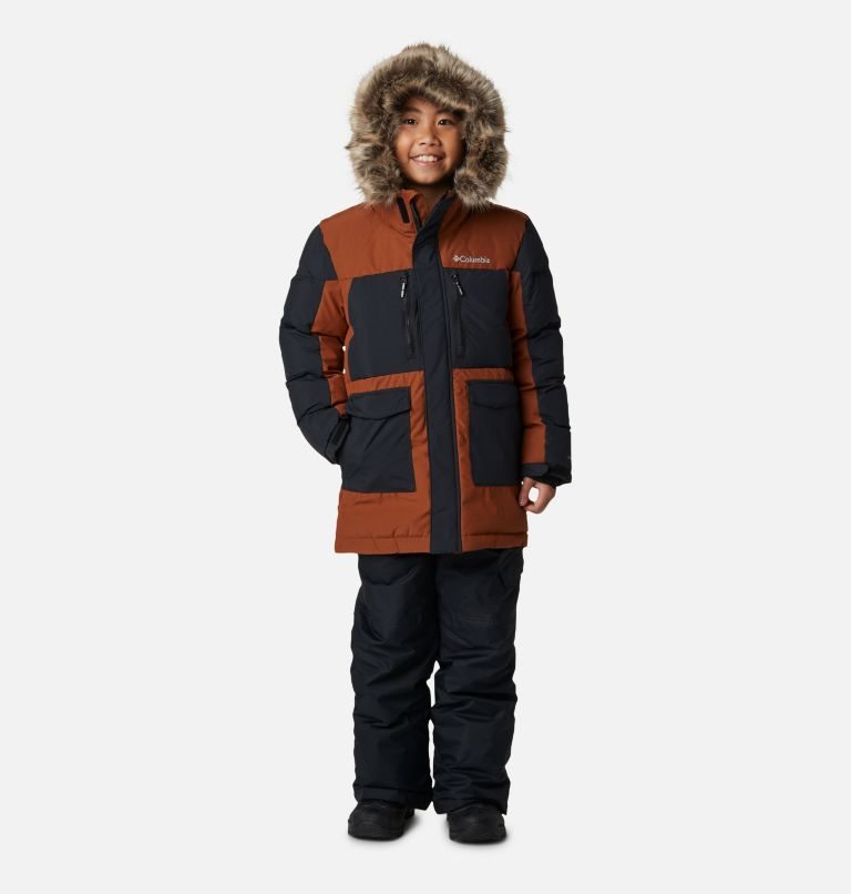 Kids' Columbia Marquam Peak Fusion Omni-Heat Infinity Insulated Jackets Brown | CA-C36CL