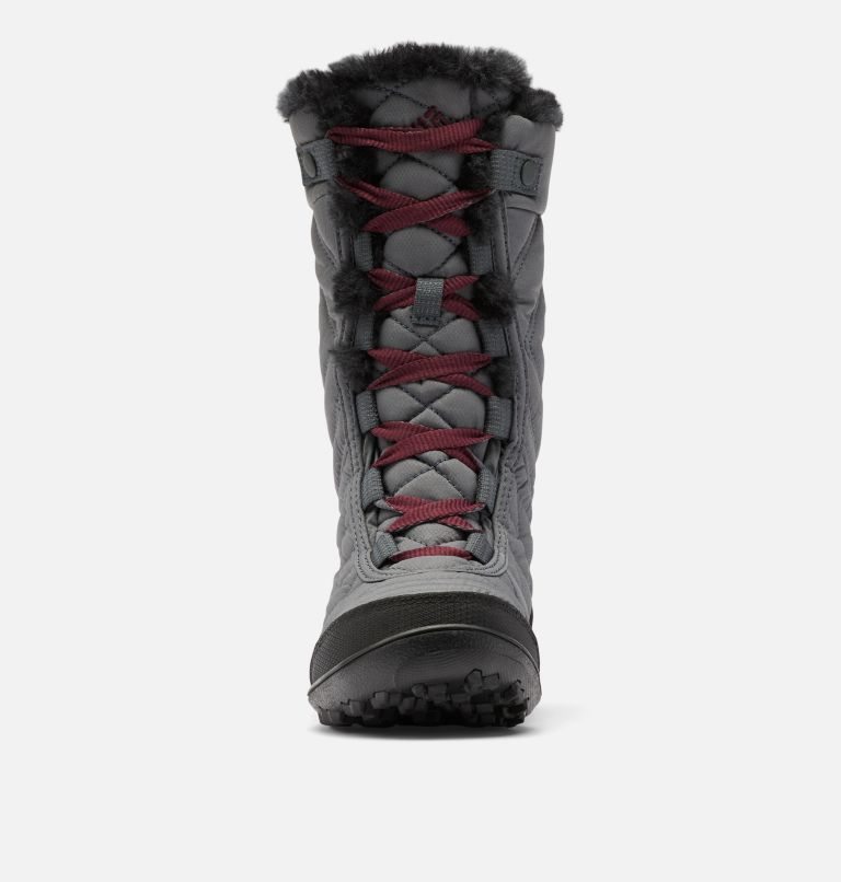 Kids' Columbia Minx Mid III Waterproof Omni-Heat Boots Grey | CA-P653C