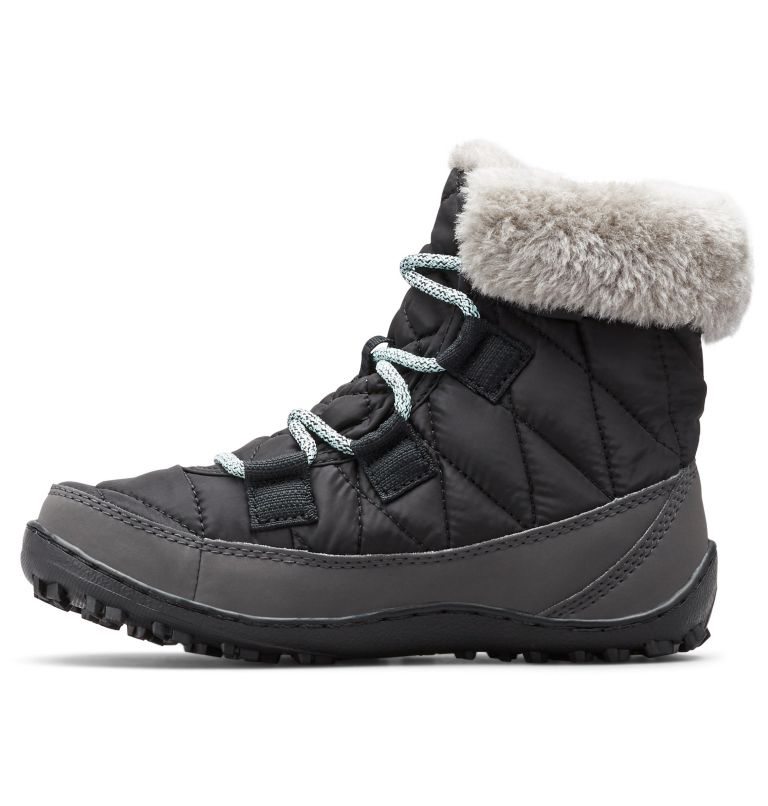 Kids' Columbia Minx Shorty Omni-Heat Waterproof Boots Black | CA-K41A6