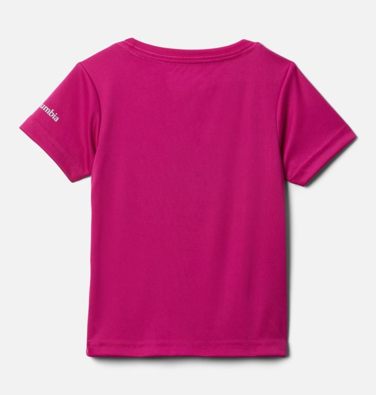 Kids' Columbia Mirror Creek Short Sleeve Graphic T Shirts Fuchsia | CA-C6A53