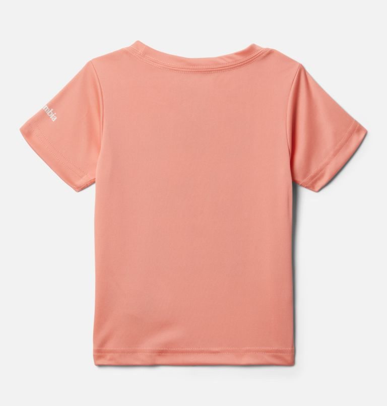 Kids' Columbia Mirror Creek Short Sleeve Graphic T Shirts Coral | CA-QC0L6