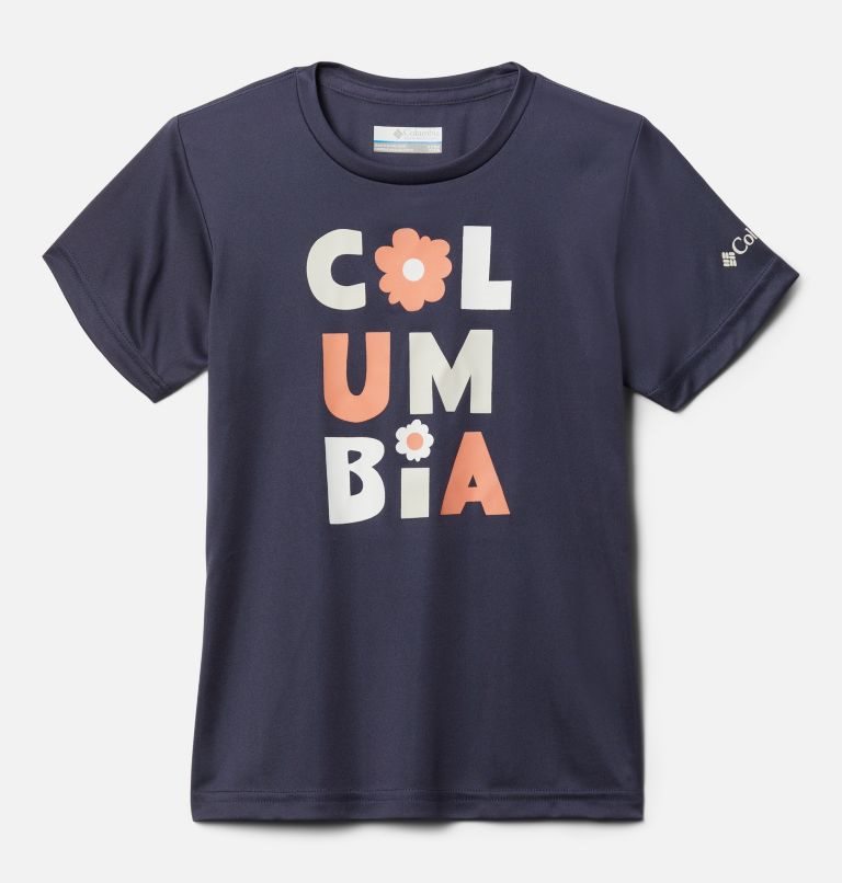 Kids\' Columbia Mirror Creek Short Sleeve Graphic T Shirts Navy | CA-SL6C5