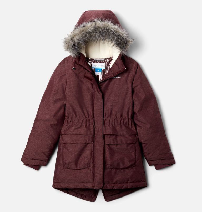 Kids\' Columbia Nordic Strider Jackets Burgundy | CA-Z3C05