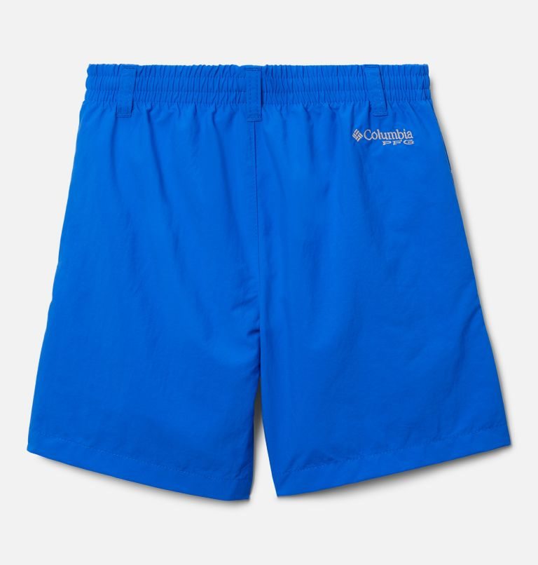 Kids' Columbia PFG Backcast Shorts Blue | CA-GC08L