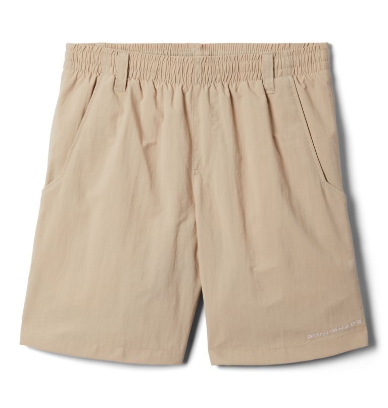 Kids\' Columbia PFG Backcast Shorts Khaki | CA-OC6L1