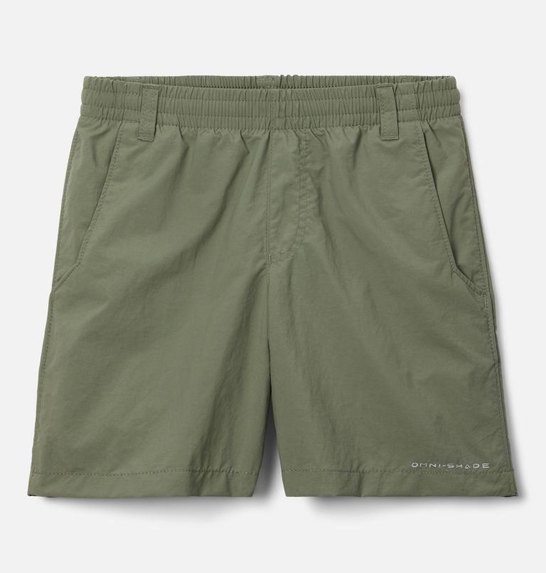 Kids\' Columbia PFG Backcast Shorts Olive | CA-F6A31