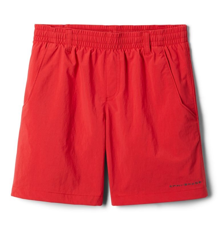 Kids\' Columbia PFG Backcast Shorts Red | CA-J045C