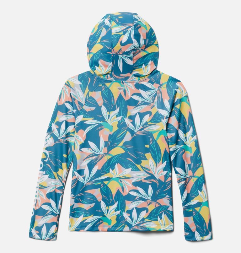 Kids' Columbia PFG Super Tidal Hoodie Flower | CA-UL1C5