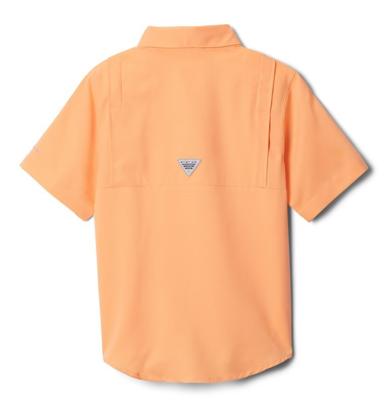 Kids' Columbia PFG Tamiami Short Sleeve Shirts Coral | CA-K05A4