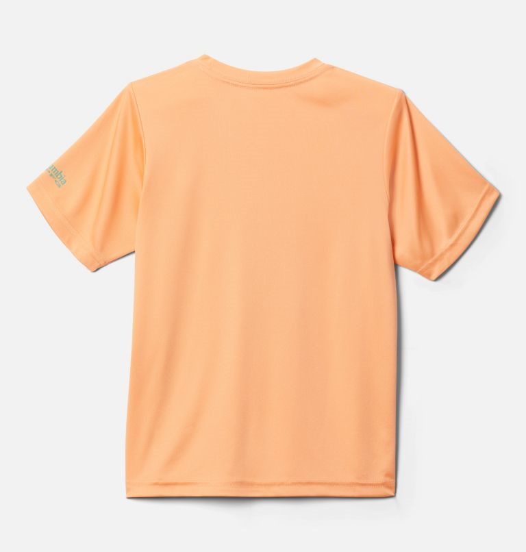 Kids' Columbia PFG Terminal Tackle First On The Water Short Sleeve T Shirts Orange | CA-A0A35