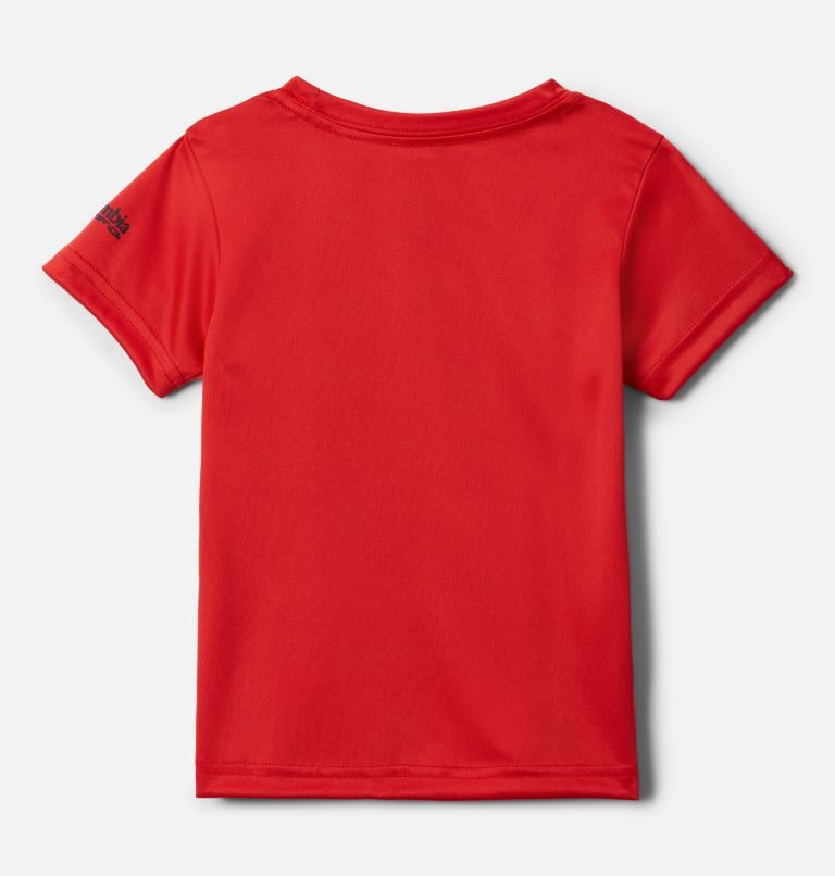 Kids' Columbia PFG Terminal Tackle First On The Water Short Sleeve T Shirts Red | CA-E561C