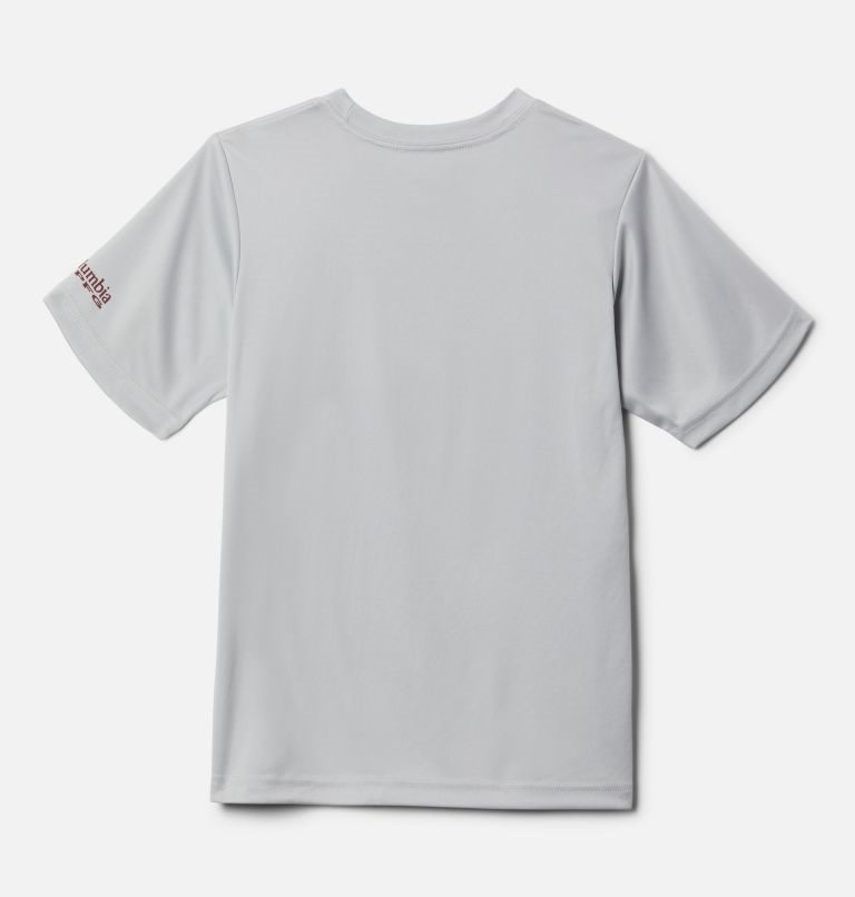 Kids' Columbia PFG Terminal Tackle First On The Water Short Sleeve T Shirts Light Grey | CA-G53CL