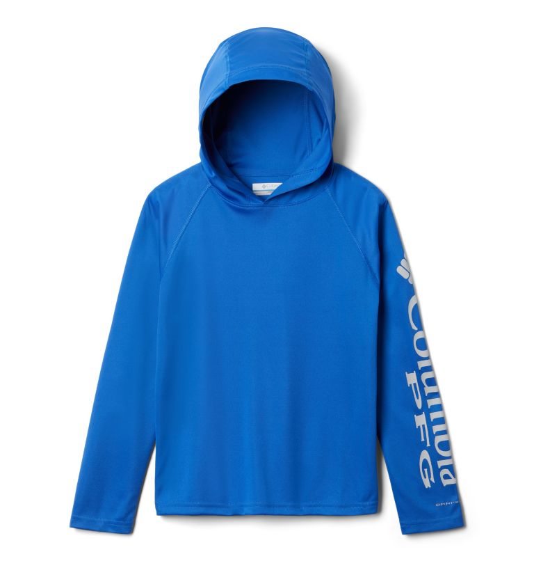 Kids\' Columbia PFG Terminal Tackle Hoodie Blue | CA-U4058