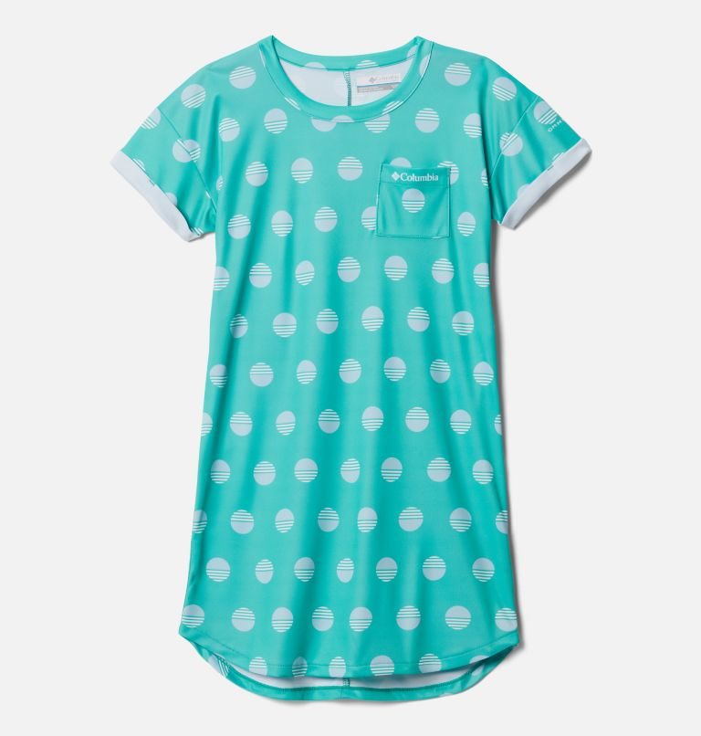 Kids\' Columbia Parker Ridge Dress Turquoise | CA-M30LC