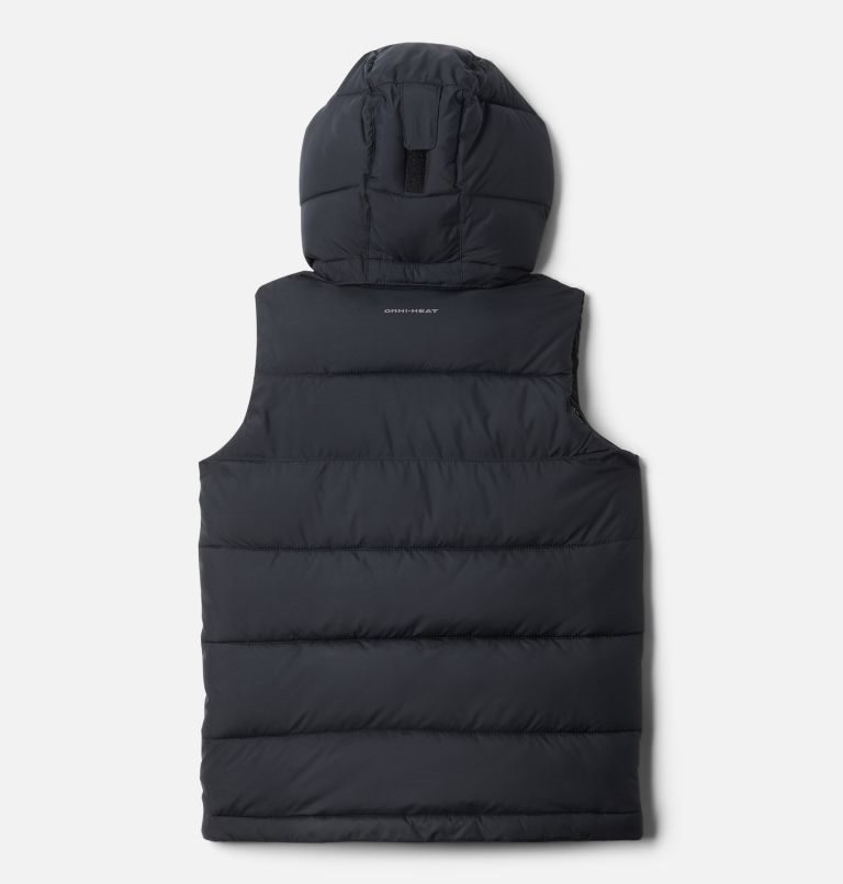 Kids' Columbia Pike Lake Hooded Vest Black | CA-A6L43