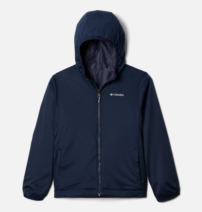 Kids' Columbia Pixel Grabber Reversible Jackets Navy | CA-DA864