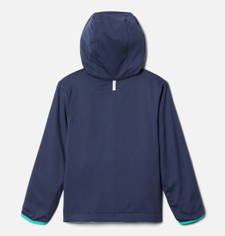 Kids' Columbia Pixel Grabber Reversible Jackets Turquoise | CA-ZAC34