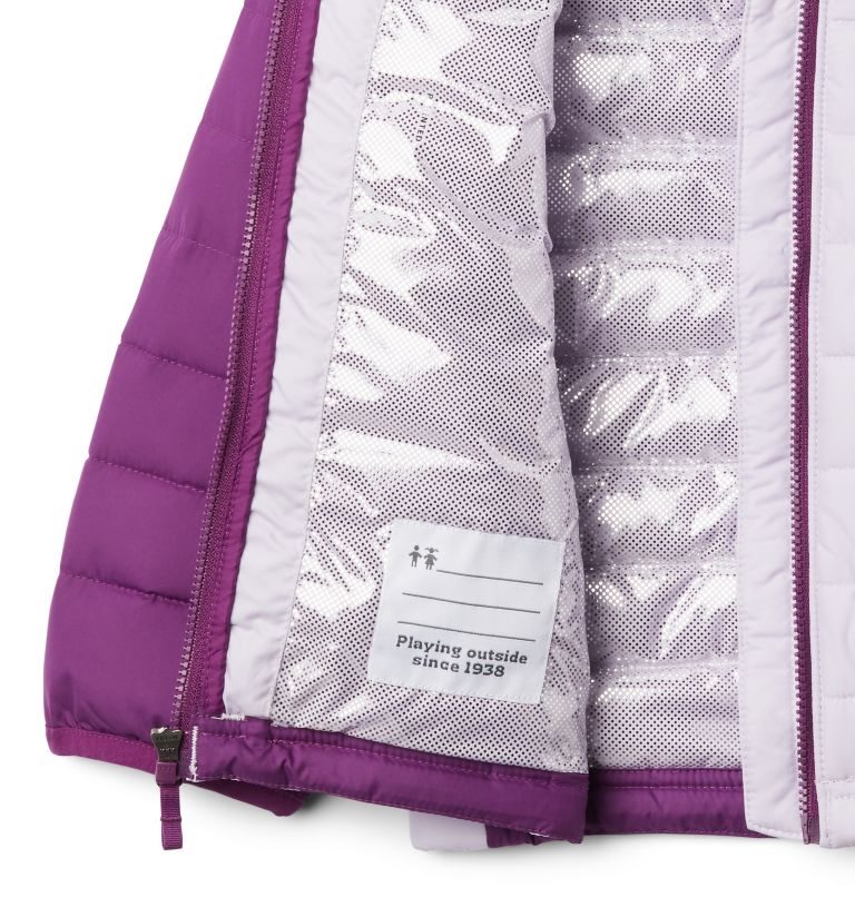 Kids' Columbia Powder Lite Jackets Purple / Pink | CA-F160C