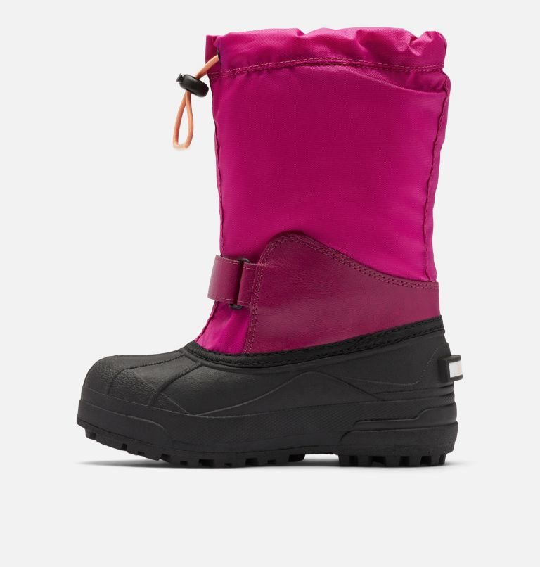 Kids' Columbia Powderbug Forty Snow Boots Fuchsia | CA-WL831