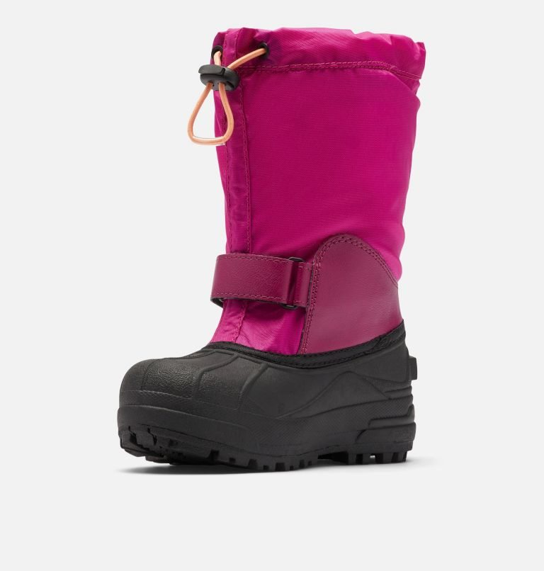 Kids' Columbia Powderbug Forty Snow Boots Fuchsia | CA-WL831