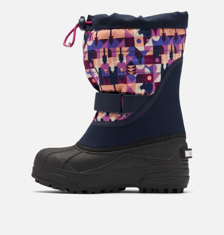 Kids' Columbia Powderbug Plus II Print Snow Boots Multicolor | CA-PA051