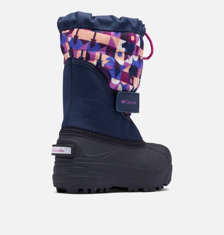 Kids' Columbia Powderbug Plus II Print Snow Boots Multicolor | CA-S0A61