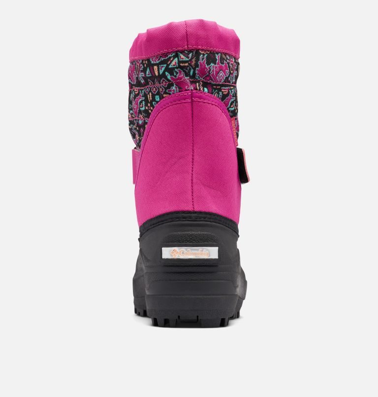 Kids' Columbia Powderbug Plus II Print Snow Boots Multicolor | CA-VC635