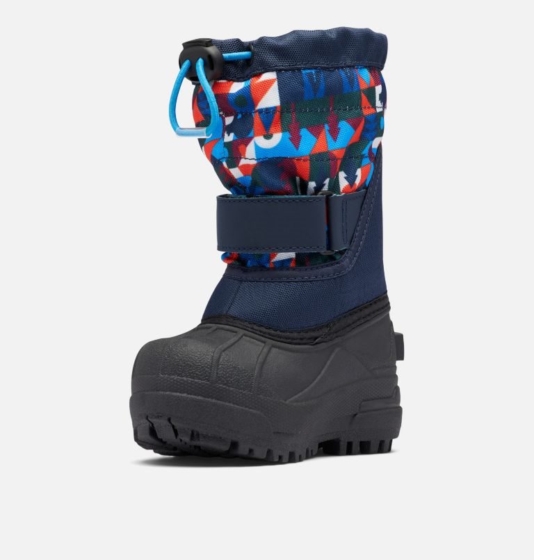 Kids' Columbia Powderbug Plus II Print Snow Boots Multicolor | CA-WL6CA