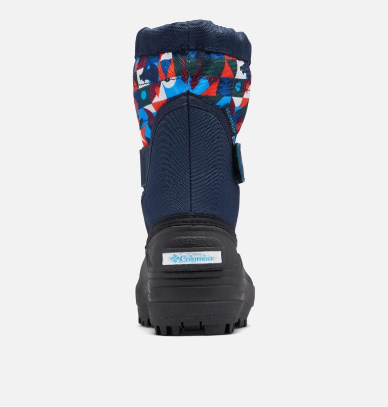 Kids' Columbia Powderbug Plus II Print Snow Boots Multicolor | CA-WL6CA