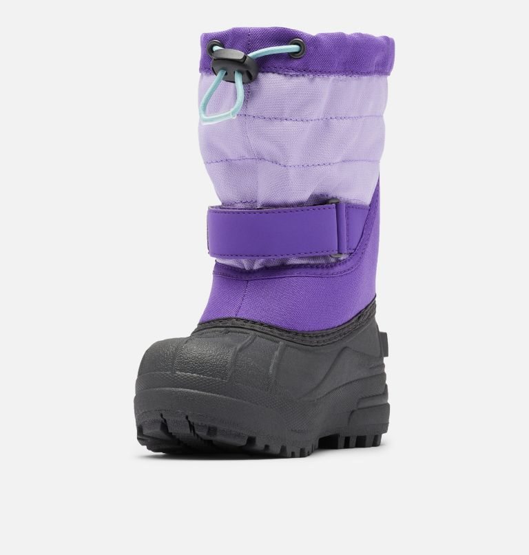 Kids' Columbia Powderbug Plus II Snow Boots Lavender | CA-E3A8L