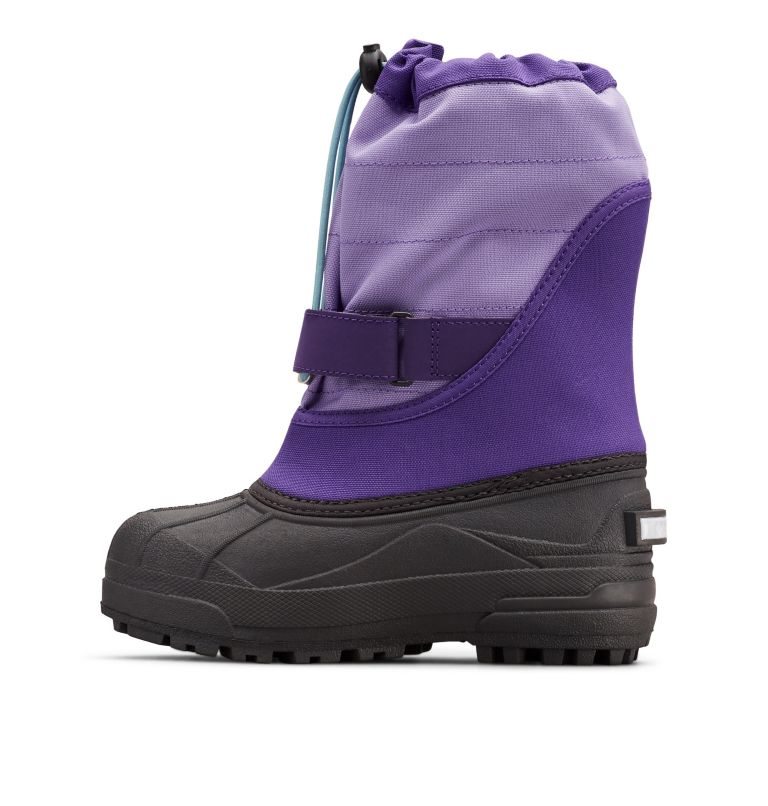 Kids' Columbia Powderbug Plus II Snow Boots Purple | CA-Q4301