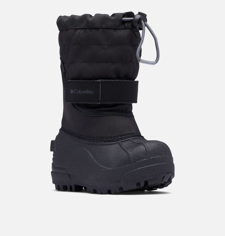 Kids' Columbia Powderbug Plus II Snow Boots Black | CA-T3145