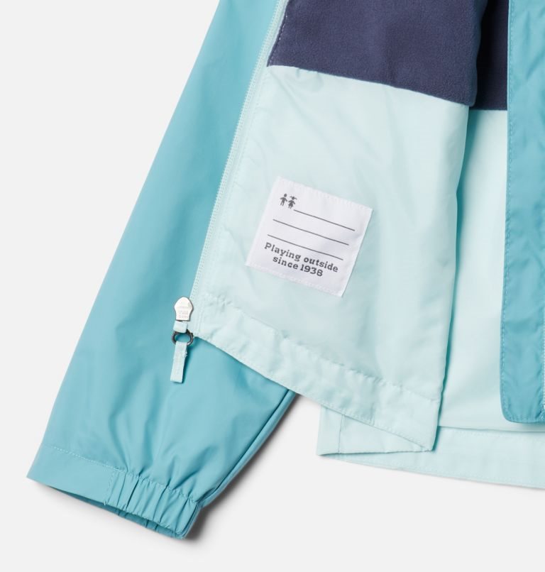 Kids' Columbia Rain-Zilla Jackets Turquoise | CA-BC360