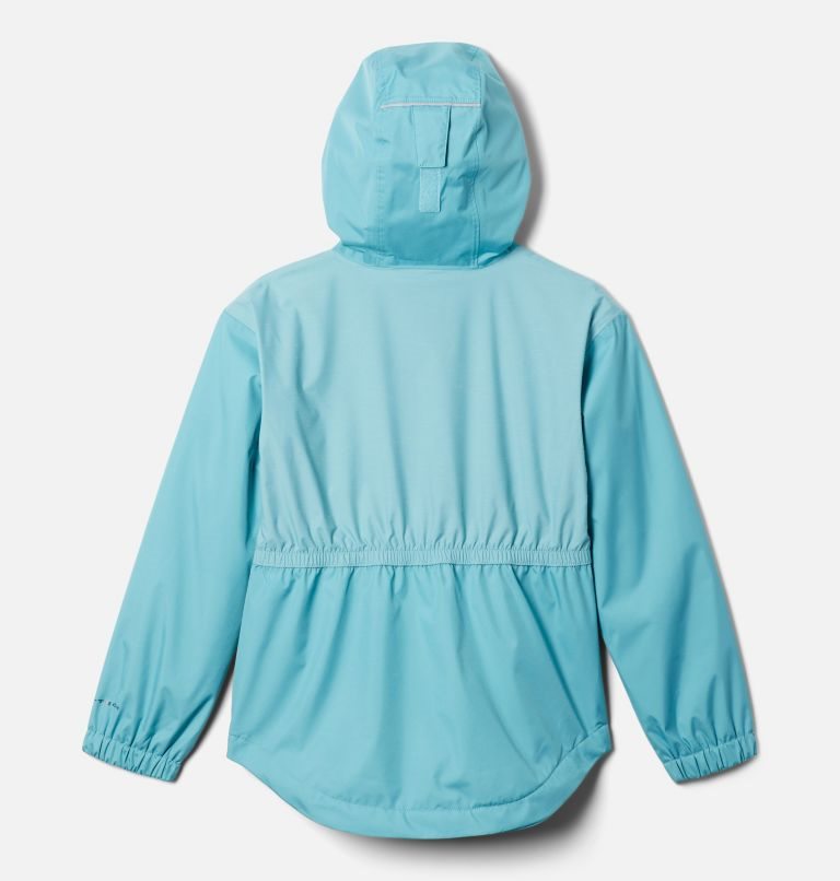 Kids' Columbia Rainy Trails Fleece Lined Jackets Turquoise | CA-S0584