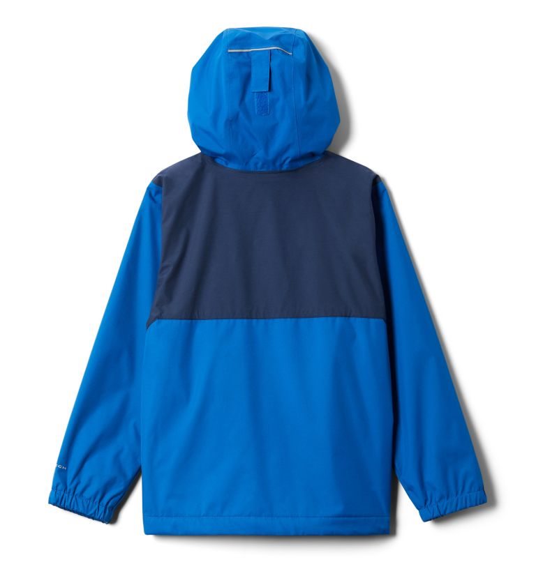 Kids' Columbia Rainy Trails Lined Fleece Jackets Blue | CA-C350C